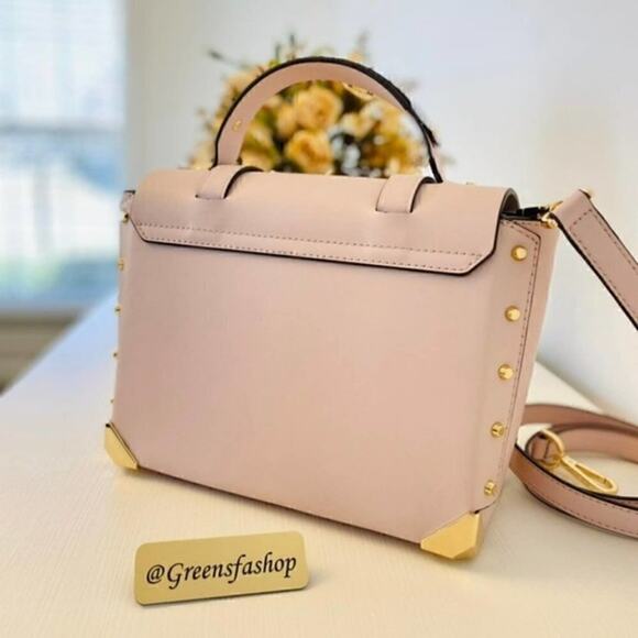 Michael Kors Purse Manhattan Satchel Crossbody bag new - Picture 6 of 11